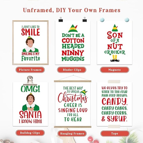 Buddy the Elf Wall Print Posters - Picture 4 of 8